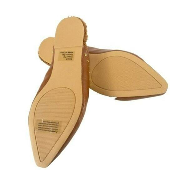 New York and Company Sloane Mules Cognac -8 - Picture 4 of 4